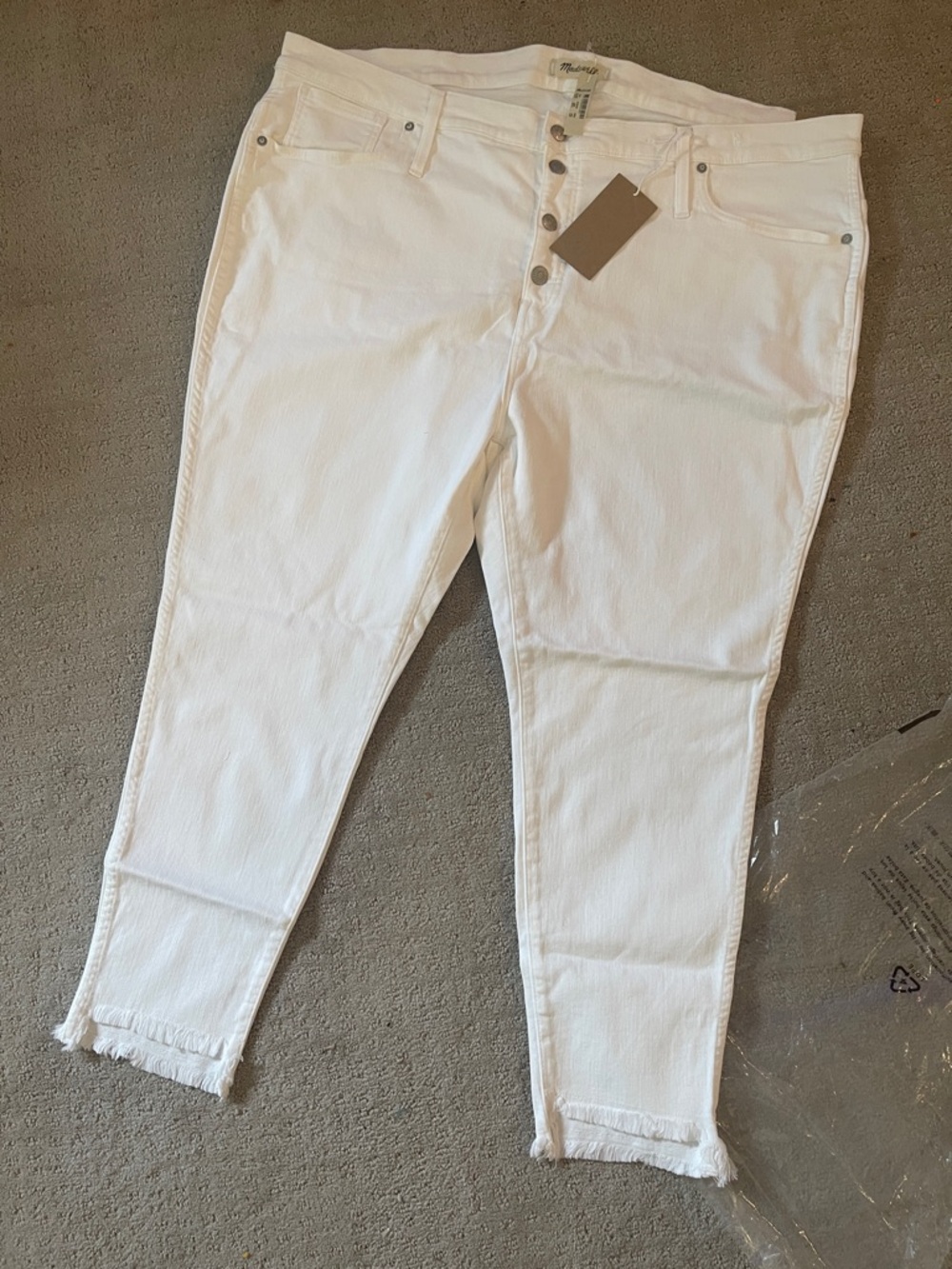 Madewell 37P NWT  10” High-Rise skinny Button-Fly Women’s Jeans plus